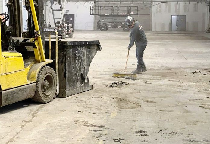 concrete floor repair